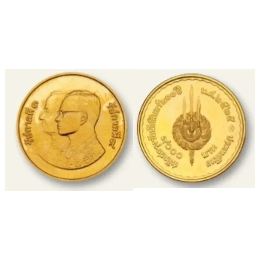 เหรียญที่ระลึก ร.9 ฉลองสิริราชสมบัติครบ 60 ปี 8,000 บาท พ.ศ. 2549