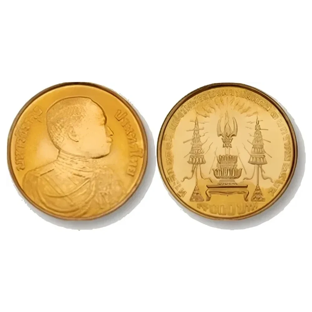 เหรียญที่ระลึก ร.9 100 ปี พระบรมราชสมภพ ร.6 ราคา 9,000 บาท พ.ศ. 2523